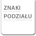 znaki podzialu